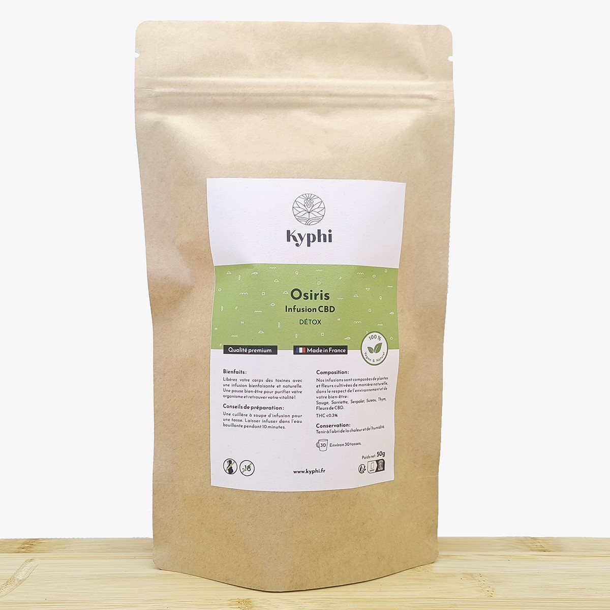 Infusion CBD Détox Osiris Kyphi